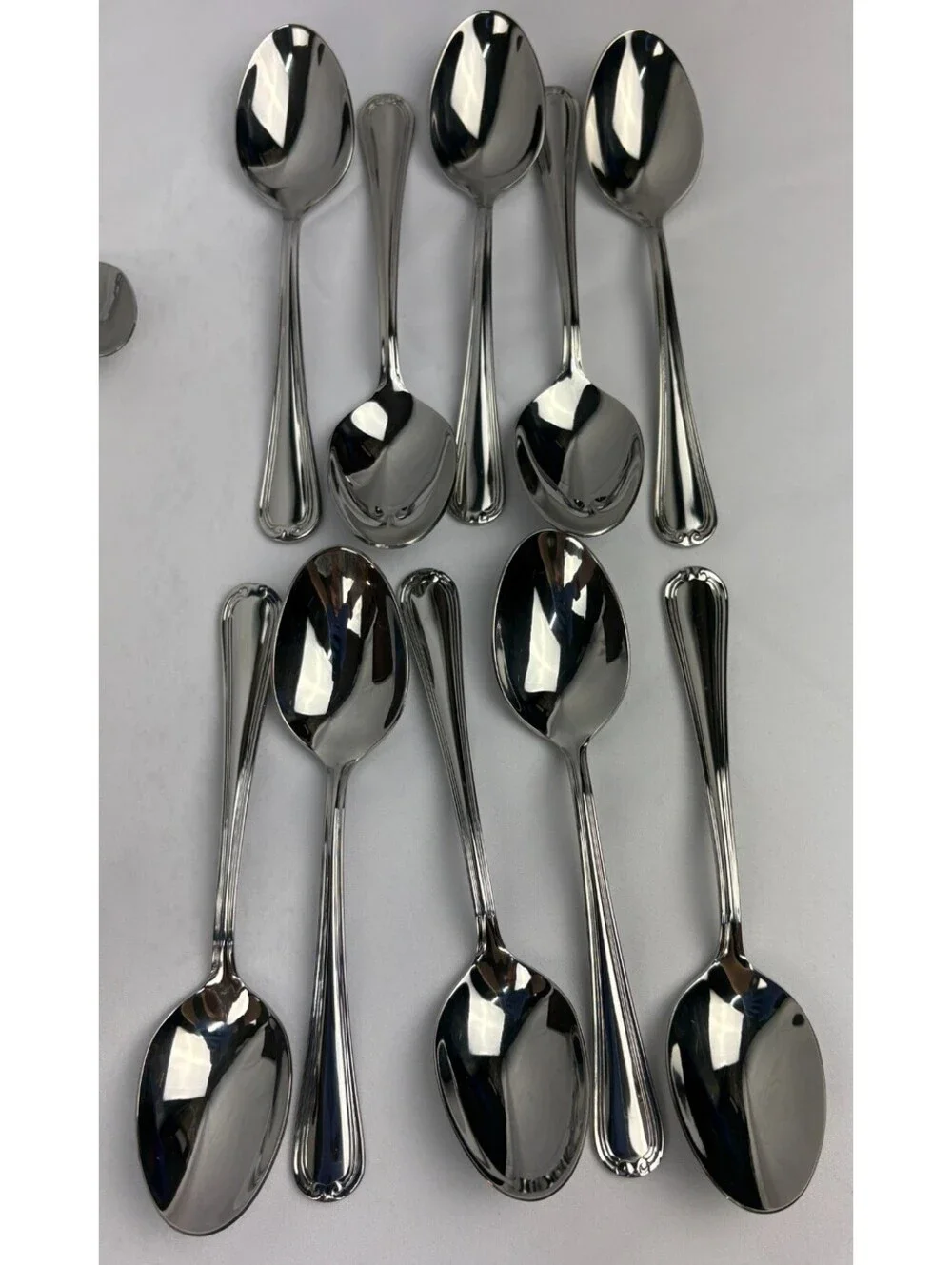 Reed & Barton Stainless Steel Lot of 47pcs Assorted Silverware With Box